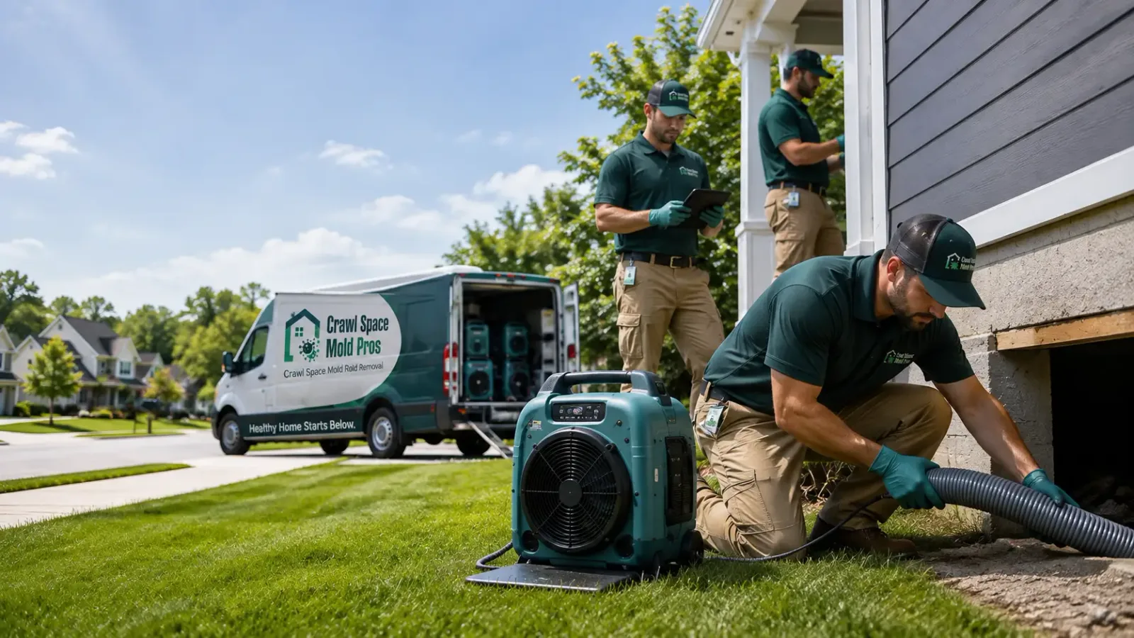 Crawl Space Mold Removal in Brandon, MN